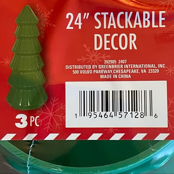 Stackable Snowman and Tree Dollar 24" New Christmas Toy Winter Hanukkah Keanza - Picture 2 of 5